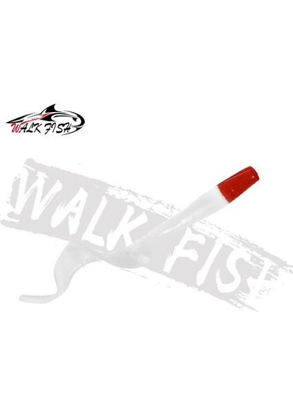 Walk Fısh 10 Adet Spinpoler 60MM 80MM Gerçekçi Balık Yemi Yem Solucanları Yapay Silikon Yumuşak Yem B Pike Balık Yemi Wobbler (Yurt Dışından)