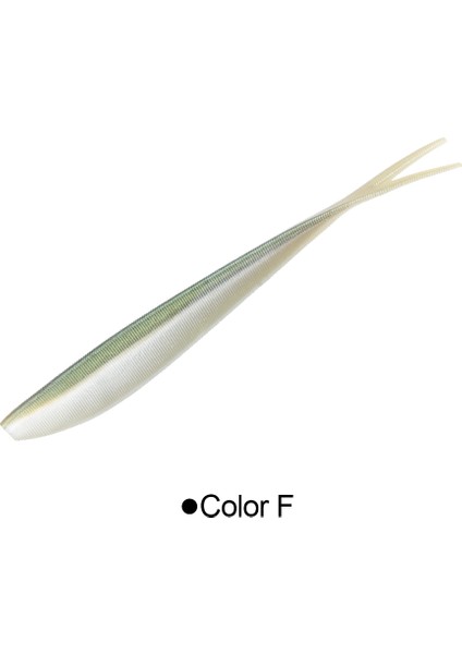 Spinpoler 2" 3" 4" Yumuşak Balıkçılık Yemleri Jerk Minnow Shad Drop Shot Yumuşak Yem Swimbait B Alabalık Turna Balığı Walleye Pesca Için Bölünmüş Kuyruk (Yurt Dışından)