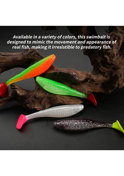 Adet/grup Yumuşak Swimbait 8cm 5.1g Yüzen T-Kuyruk Balıkçılık Yemi Tpr Kürek Kuyruk Yumuşak Yem Malzemesi Balıkçılık Yemleri (Yurt Dışından)