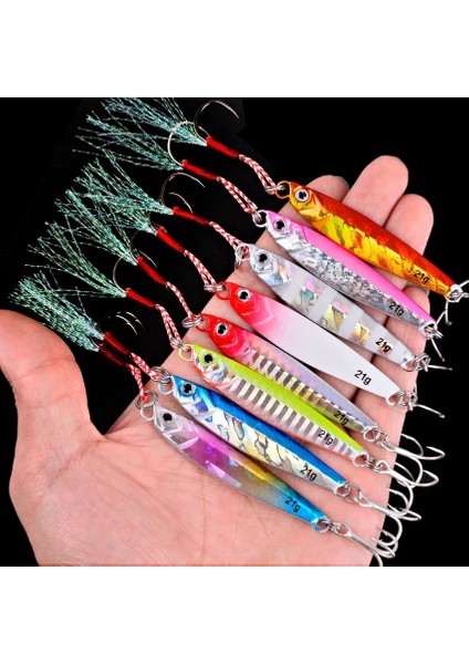 Adet/kutu Yavaş Batabilen Metal Döküm Jig Kaşık Seti 7G-40G Kıyı Atma Deniz B Yemi Ton Balığı Için Yapay Yem Balıkçılık Takımı (Yurt Dışından) fırsatları