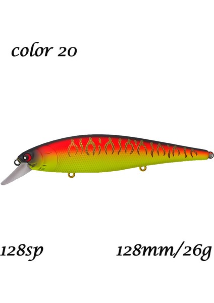 Blegend Balıkçılık Yapay Yem Askılı Minnow Sığ Wobbler Jerkbait Shad B Pike Yemi 128 Sp 78 F 65 Sp (Yurt Dışından)