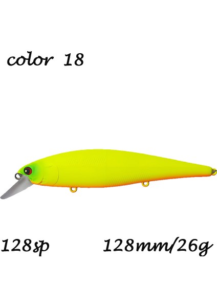 Blegend Balıkçılık Yapay Yem Askılı Minnow Sığ Wobbler Jerkbait Shad B Pike Yemi 128 Sp 78 F 65 Sp (Yurt Dışından)