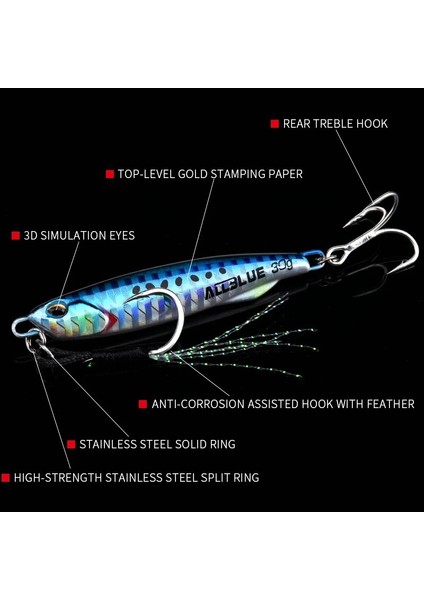 Allblue Drager Slım Metal Döküm Jig Kaşığı 20G 30G 40G 60G Kıyı Sürükleme Döküm Jigging Sea B Yemi Yapay Yem Balıkçılık Takımı (Yurt Dışından) fırsatları