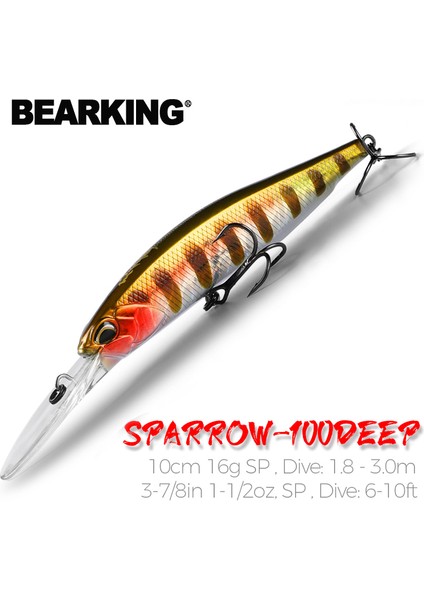 Bearkıng 10CM 16G Süper Mıknatıs Ağırlık Sistemi Uzun Atış Yeni Model Balıkçılık Yemleri Sert Yem 2019 Kalite Wobblers Minnow (Yurt Dışından) fiyatları
