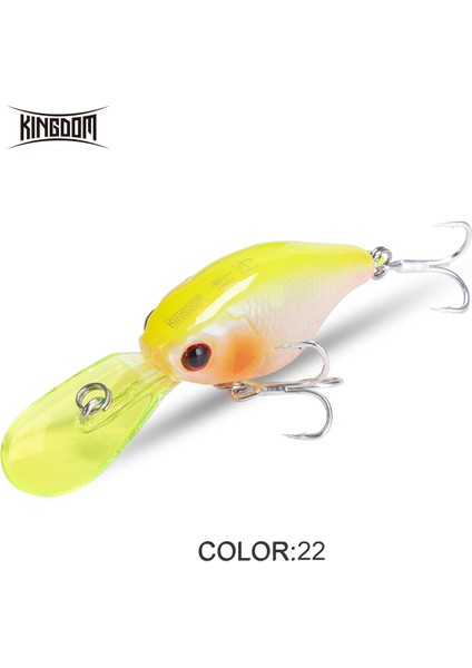 Kingdom Crazy Crankbaits Yavaş Batıran Balıkçılık Yemleri Mini Minnow Swing Küçük Kranklar Sert Yemler 5g 50MM Wobblers Balıkçılık Takımı (Yurt Dışından)