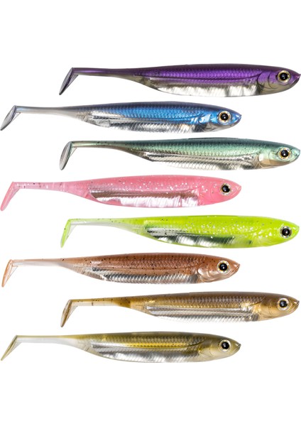 Dr.fish 5/6 Adet Balıkçılık Yumuşak Plastik Yemler Silikon Yem Kürek Kuyruklu Shad Solucan Yüzme Yemleri Tatlı Su B Alabalık 70MM 80MM 100MM (Yurt Dışından) fiyatları