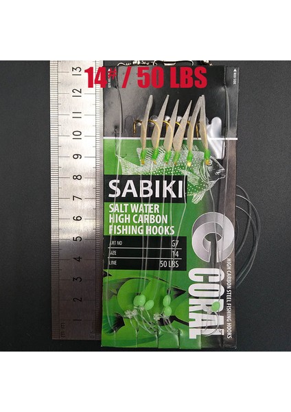 Lunker Sabiki Yem Flaşör Takımı Kancası Yumuşak Yem Işıklı Yılan Balığı Parıltı Koyu Uskumru Balıkçılık Mercan Mulloway Yassı Başlı Kefal Köpekbalığı (Yurt Dışından)