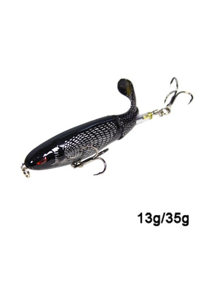 Whopper Plopper 13/15/35G Swimbait Sert Yem Vıb Jig Spin Yem Balıkçılık Döner Kuyruk Su Üstü Balıkçılık Takımı Turna Balığı Için Deniz Kaşığı (Yurt Dışından)