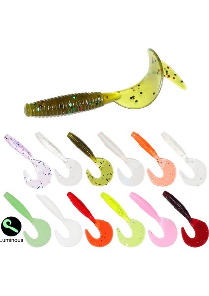 120 Adet Yeni Yumuşak Yem 4cm0.4g Balıkçılık Yemleri Plastik Silikon Solucan Moggot Grub Yemi Tuzlu Su Wobblers Sazan Yemi Pike Aracı (Yurt Dışından) modelleri