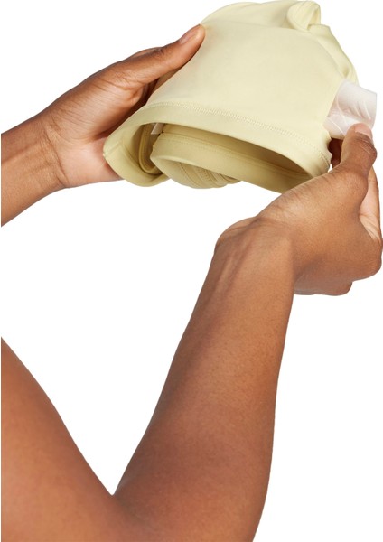 JD2117 Aerım Ls Strngt Sarı U Yaka Normal Kalıp Kadın Sporcu Sütyeni fırsatları