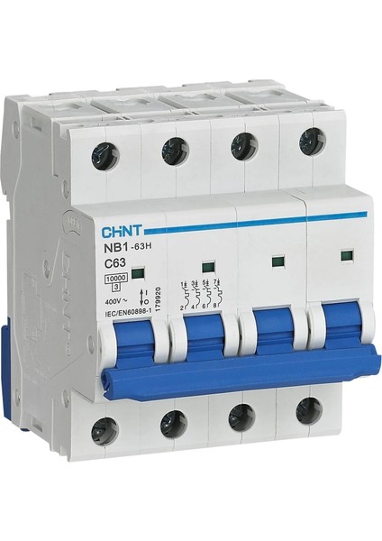 179910 Nb1 4X16A 10KA C Otomatik Sigorta