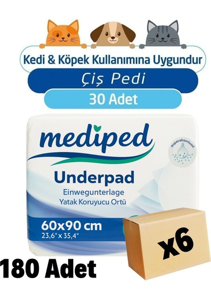 Yatak Koruyucu Örtü 60 x 90 180Adet