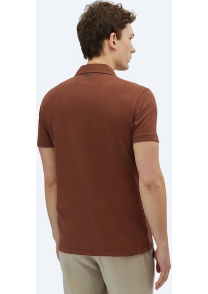 Kahverengi Düz Regular Fit Casual Pamuk Karışımlı Gömlek indirimleri