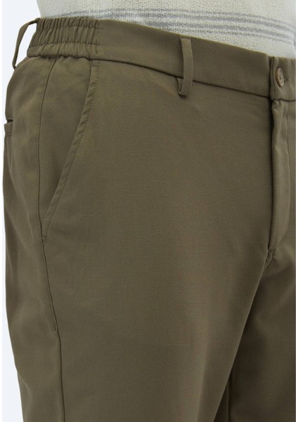 Haki Dokuma Casual Pantolon modelleri