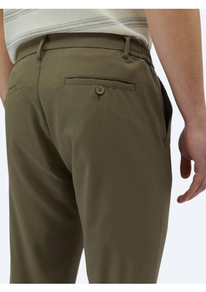 Haki Dokuma Casual Pantolon