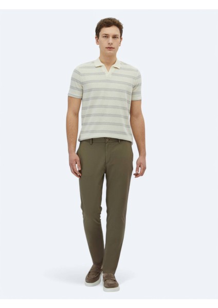 Haki Dokuma Casual Pantolon