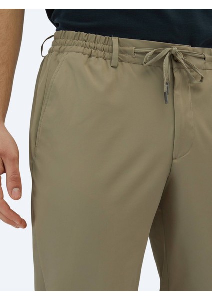 Vizon Düz Dokuma Casual Pantolon