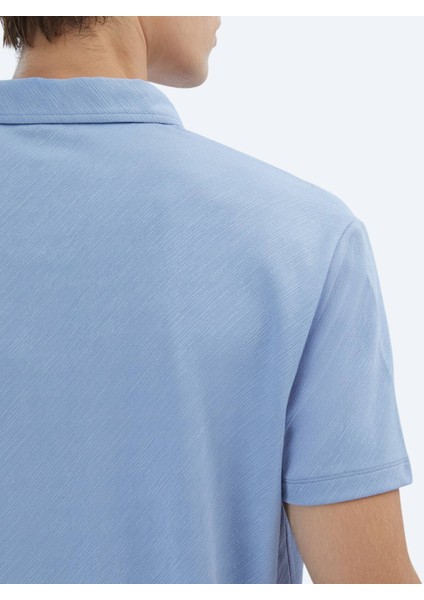 Mavi Jakarlı Polo Yaka T-Shirt fırsatları