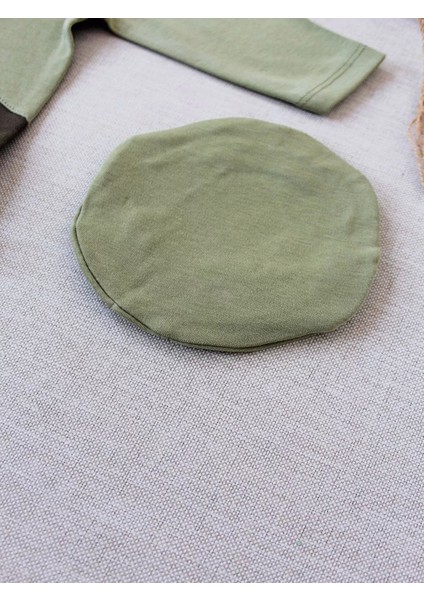 3-6 9-12 12-18 Ay Özel Kuvvetler Nakışlı Bere Şapkalı Kız Erkek Bebek Tulumu Yeşil fırsatları