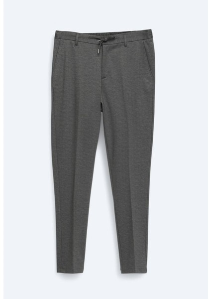 Antrasit Örme Jogging Fit Casual Pantolon