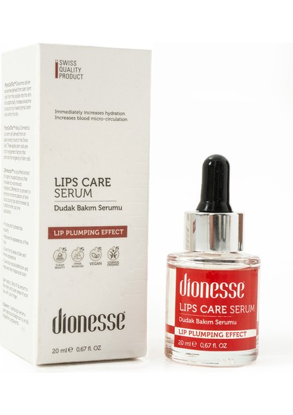 Dudak Bakım Serumu 20 ml | Doğal Nem ve Belirgin Dudak Görünümü