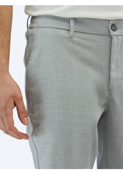 Gri Dokuma Casual Pantolon modelleri