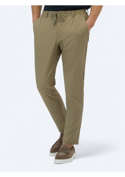 Vizon Düz Dokuma Jogging Fit Casual Pantolon modelleri
