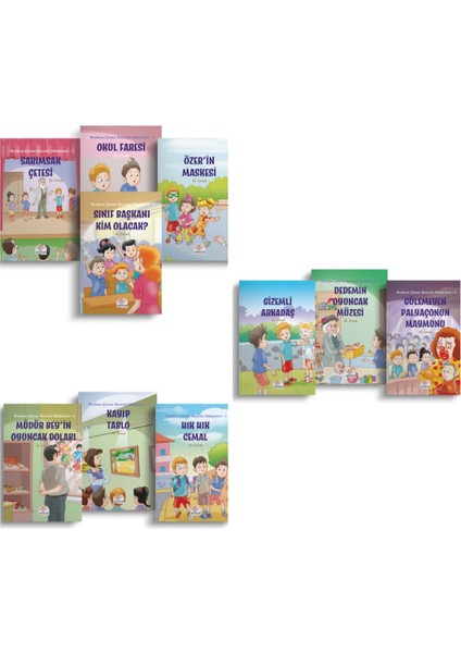 Problem Çözme Becerisi Hikayeleri 3 (10 Kitap) (3.sınıf Okuma Hikaye Öykü Kitapları Seti)