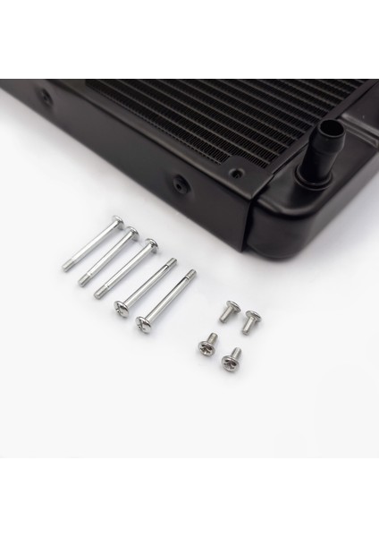 2x Su Soğutucu Radyatör 240MM Soğutucu Cpu Su Soğutma Sırası Için Düz(Yurt Içinden)