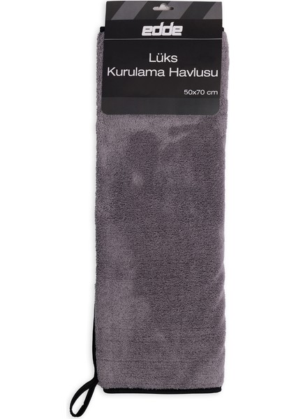Araba Araç Oto Lüks Kurulama Havlusu Gri 50X70 cm