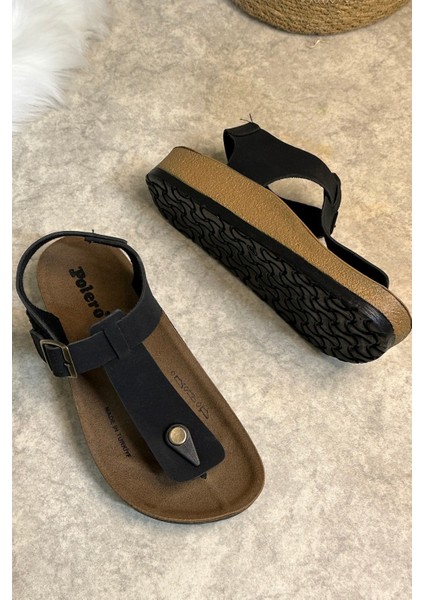Günlük Kadın Terlik Tek Parmak Arası Rahat Mantar Taban Tokalı Ayarlanabilir Sandalet 148 - 34170 fiyatları