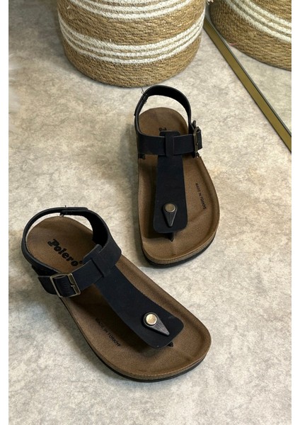 Günlük Kadın Terlik Tek Parmak Arası Rahat Mantar Taban Tokalı Ayarlanabilir Sandalet 148 - 34170 fırsatları