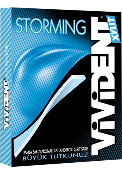 Storming Damla Sakızı Aromalı Şekersiz-Tatlandırıcılı Şerit Sakız 33G (2 Adet) fiyatları