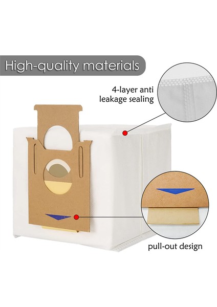 T9 Ozmo T8 Max Serisi N8 Pro Elektrikli Süpürge Yedek Parçaları Için Toz Torbaları (Yurt Dışından) indirimleri