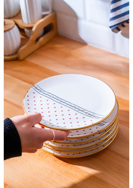 Feel Good 6'lı Pasta Tabağı Seti - 19 cm