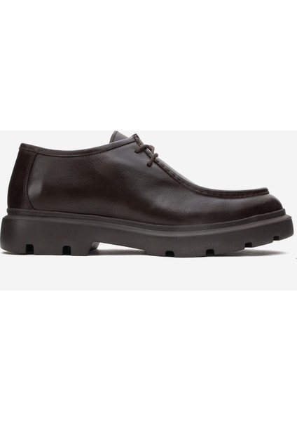 Erkek Kalın Taban Comfort Ayakkabı Deri Cr 2646 Kahverengi