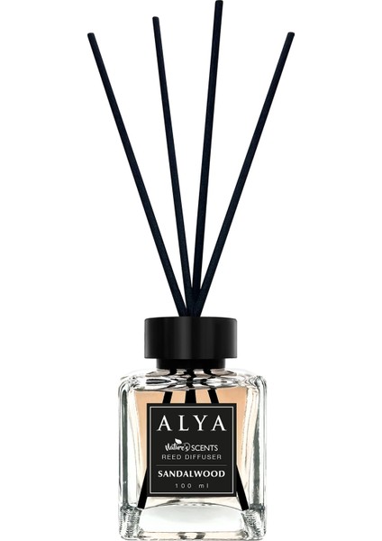 Nature\\\'s Scents Sandalwood Bambu Çubuklu Oda Kokusu - Sandal Ağacı Kokusu