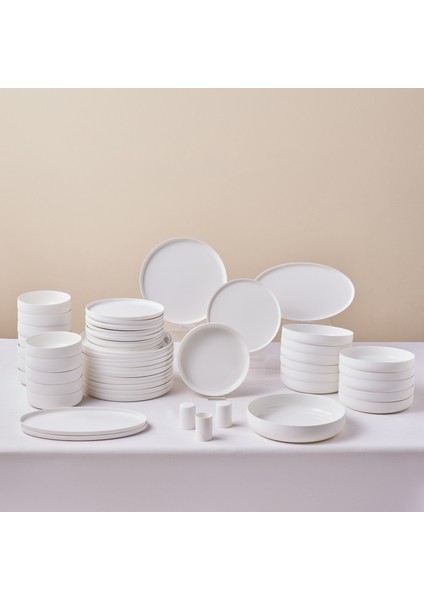 Earth Collection Matte Glaze 55 Parça 12 Kişilik Yemek Takımı