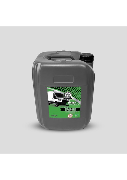 Raven 5W30 Dpf Benzin&dizel&lpg'li Partiküllü Tüm Araçlar Için Motor Yağı (2024 Üretim) 11LITRE