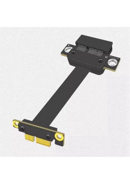 Pcı-E 1x Genişletici Adaptörü Pcı-Express 3.0 Erkek - Dişi Yükseltici Kablo Pcıe Genişletme 90 Derece 15CM (Yurt Dışından)