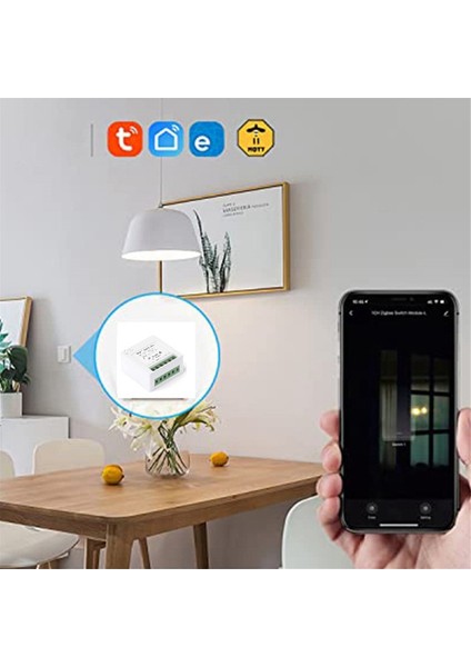 Mini Akıllı Anahtar Kesici Kablosuz Anahtarlar 10A Tuya Alexa ile Ev Otomasyonu Için Uyumlu (Yurt Dışından)