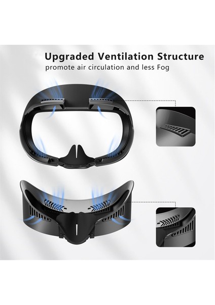 Vr Yüz Kılıfı 3 Maske Ter Geçirmez Yumuşak Göz Quest3 Aksesuarları (Yurt Dışından) fiyatları