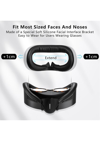 Vr Yüz Kılıfı 3 Maske Ter Geçirmez Yumuşak Göz Quest3 Aksesuarları (Yurt Dışından) modelleri