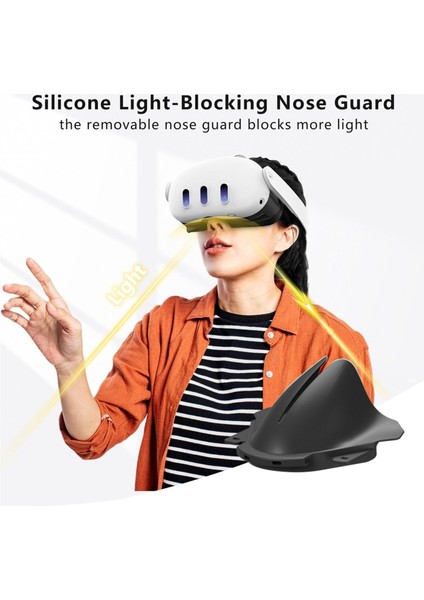 Vr Yüz Kılıfı 3 Maske Ter Geçirmez Yumuşak Göz Quest3 Aksesuarları (Yurt Dışından) fırsatları