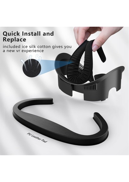 Vr Yüz Kılıfı 3 Maske Ter Geçirmez Yumuşak Göz Quest3 Aksesuarları (Yurt Dışından) indirimleri
