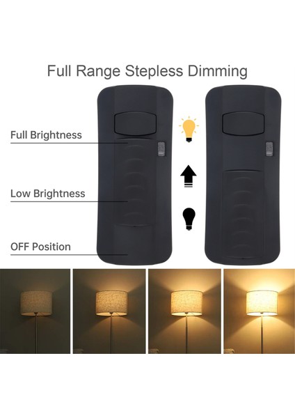 220V Ayak Karartma Anahtarıyla Çalışan LED Tam Aralıklı Sıralı Kayar Kontrol Zemin Lambası / (Yurt Dışından)