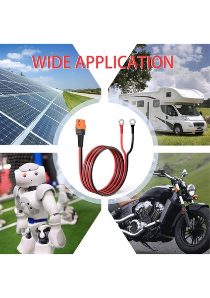 12AWG XT60I Dişi - O-Ring Konnektörü Kalaylı Tel Ile, Rc Pil Güneş Taşınabilir Güç Istasyonu ve Panel Için (Yurt Dışından)