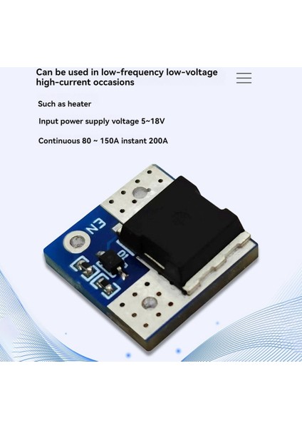 5-18V Mini Yüksek Güç Mos Tetik Anahtarı Sürücü Modülü 200A Maks Fet Pwm Düzenlenmiş Kontrol Kartı (Yurt Dışından)