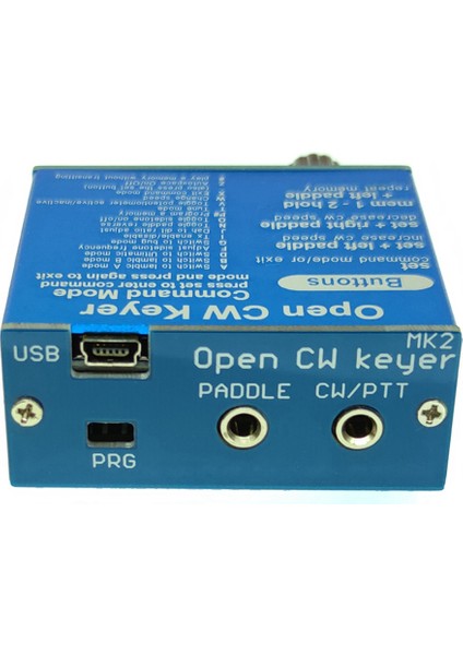 Metal Kasalı Open Cw Keyer Mk2 Kiti Hızı 1 Ila 999 Wpm Arasında Ayarlanabilir (Dıy Kitleri) (Yurt Dışından)