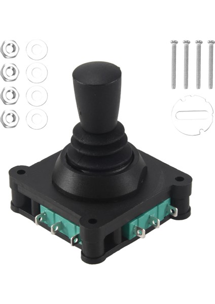 Joystick Anahtarı Ac 240V 5A 4no 4nc Anlık 2,5mm Sabitleme Dişi (Yurt Dışından)